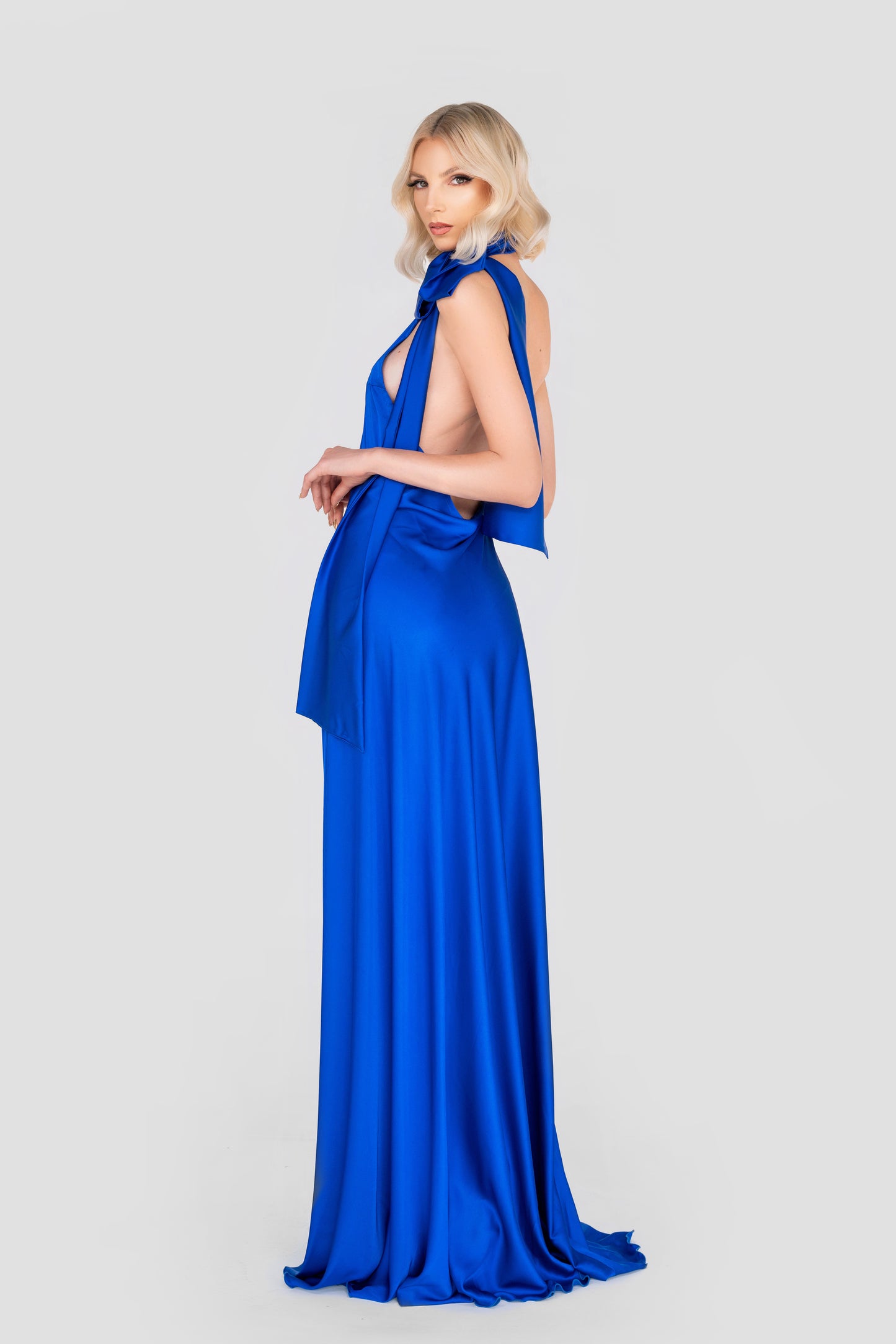 Royal Drape Gown